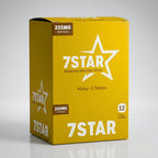 Yellow box of 7Star product with star logo on a gray background