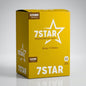 Yellow box of 7Star product with star logo on a gray background