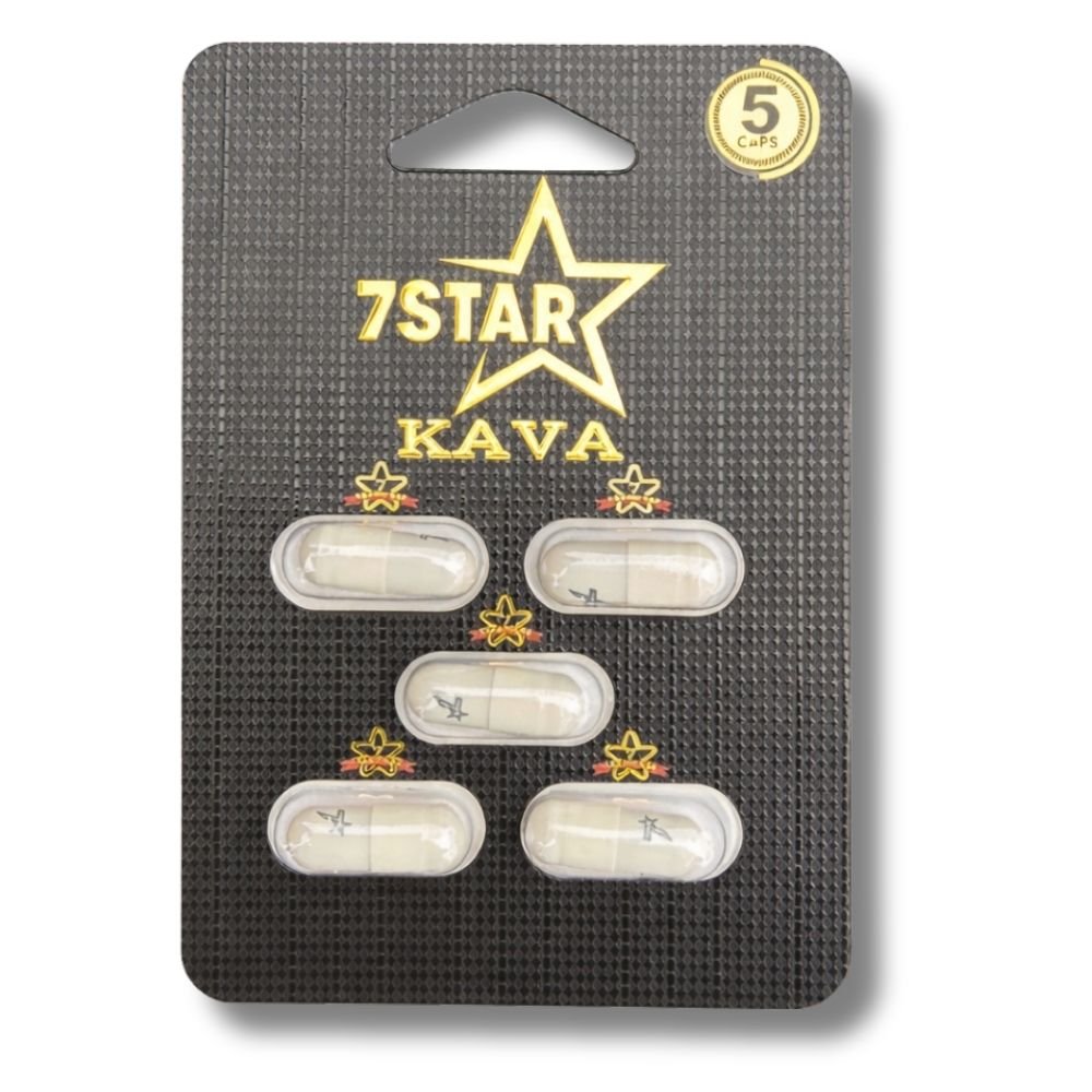 7 STAR Kava Kava Root Extract Capsules Supplement