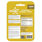 Yellow supplement package for 7Star Mitragyna Speciosa + Boost on a white background