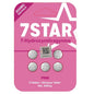 Pink packaging of 7Star 7-Hydroxymitragynine tablets with QR code and scratch panel.