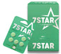 Green packaging of 7Star with tablets on a white background