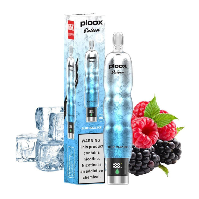 Ploox Saloon Disposable Vape 3% ( 150 ML ) 65K Puffs - 5 Count Box Hover Image