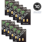 10 packs of Black Kratom Extract with visible branding on a white background