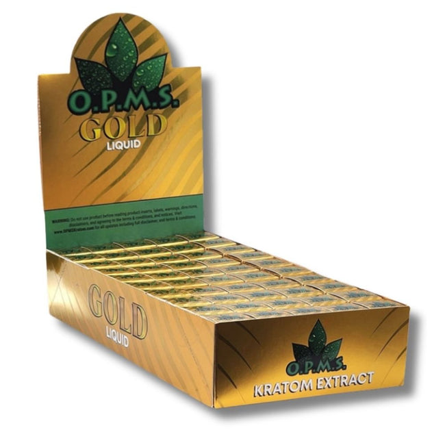 OPMS Gold Kratom Shot Liquid Extract Main Image