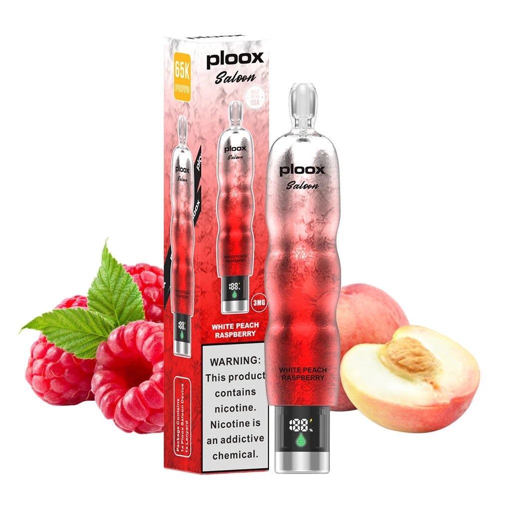 Ploox Saloon Disposable Vape 3% ( 150 ML ) 65K Puffs - 5 Count Box
