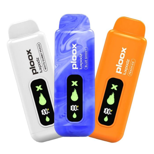 Ploox Me Hookah X Vape 15,000 Puffs 5% Disposable by Luxpodz - 5 Count Box Hover Image