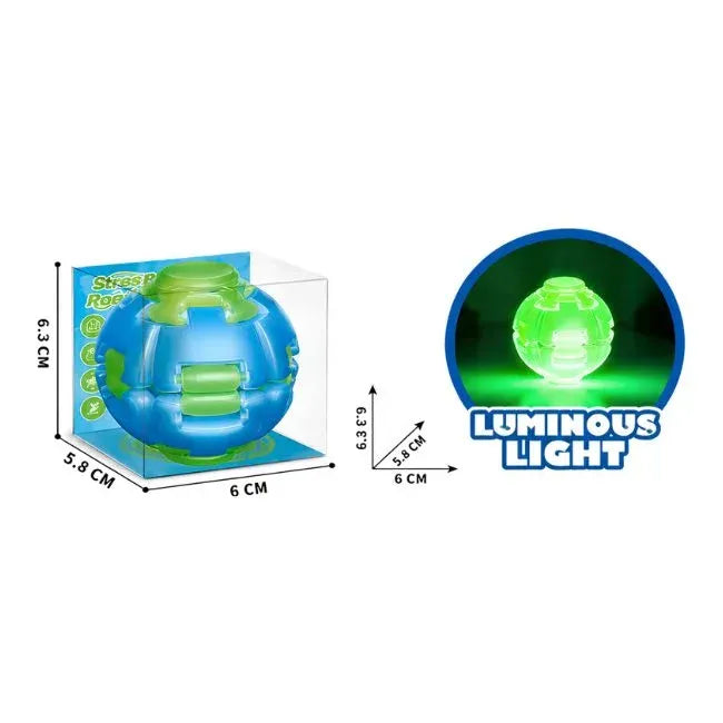 Spin Rush 3D Model Printed Glow in the Dark Fingertip Stress Relief 24CT Display | Glow in the Dark Fidget Spinner Wholesale
