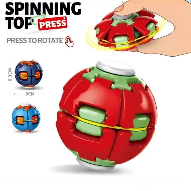 Spinning Top Press Fingertip Stress Relief 12CT Display