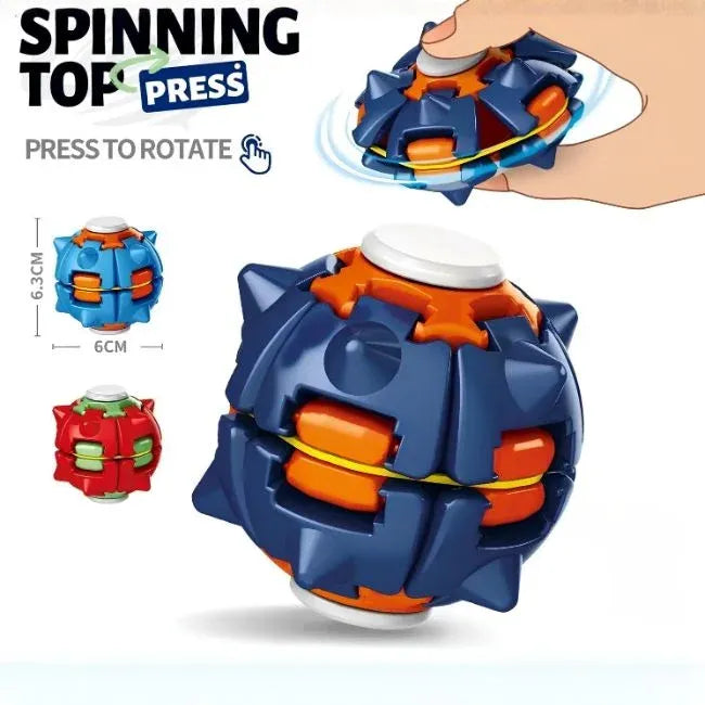 Spinning Top Press Fingertip Stress Relief 12CT Display