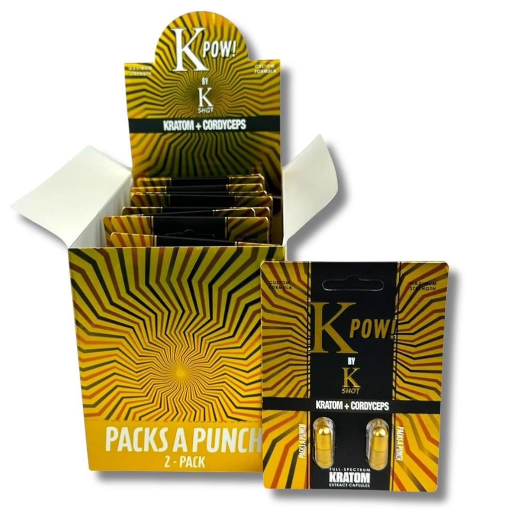 K POW Kratom Extract Capsules