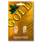 Kratom extract capsules in a 'O.P.M. Gold' package on a white background